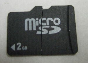 復元できないmicroSDカード