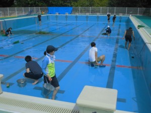 プール 水 入れ替え 学校 プール 施設