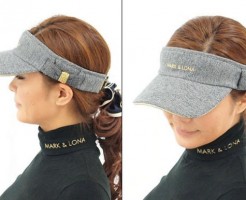 サンバイザー 似合う髪形