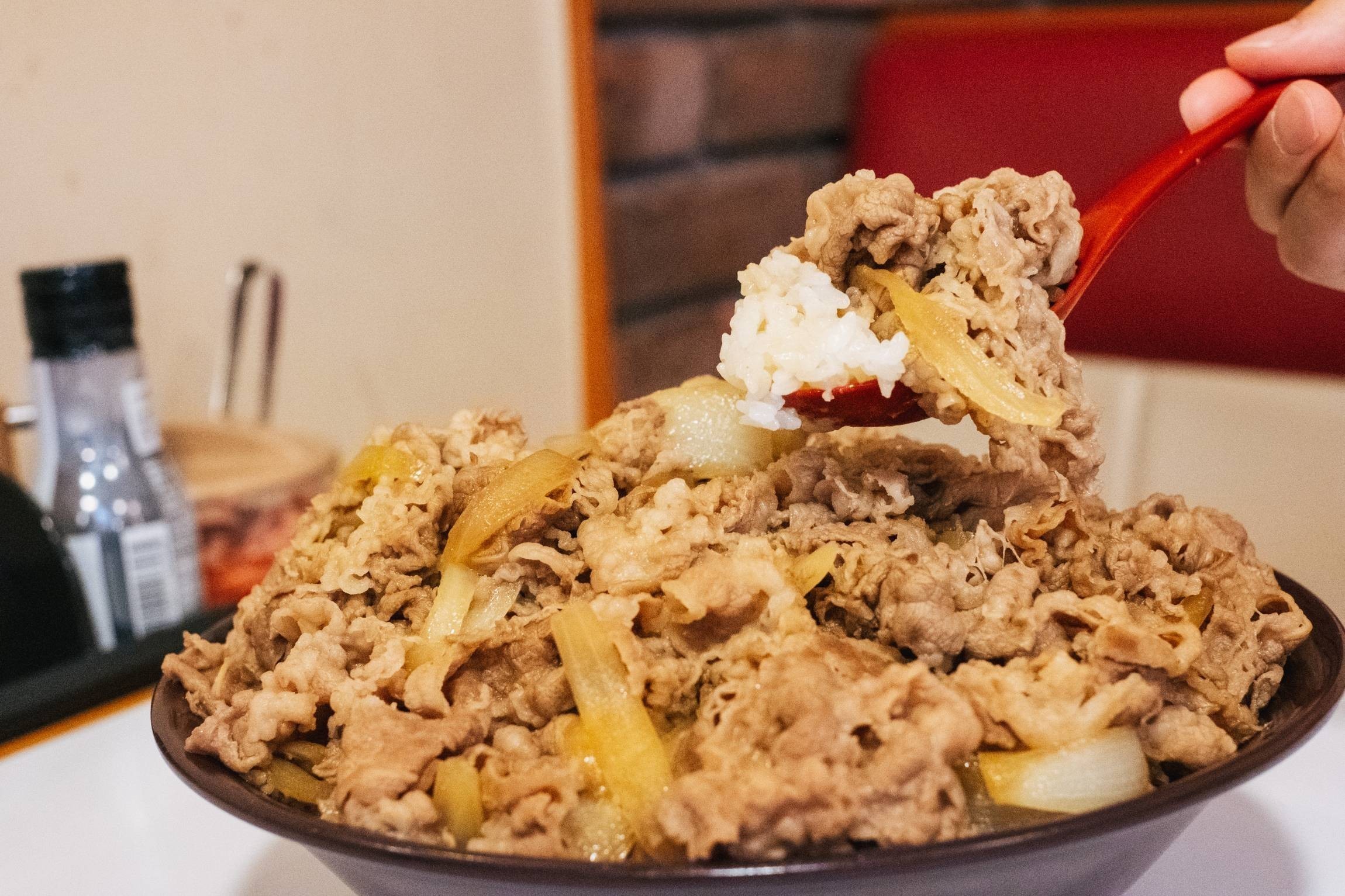 すき家 キング牛丼 食べ残し 持ち帰り